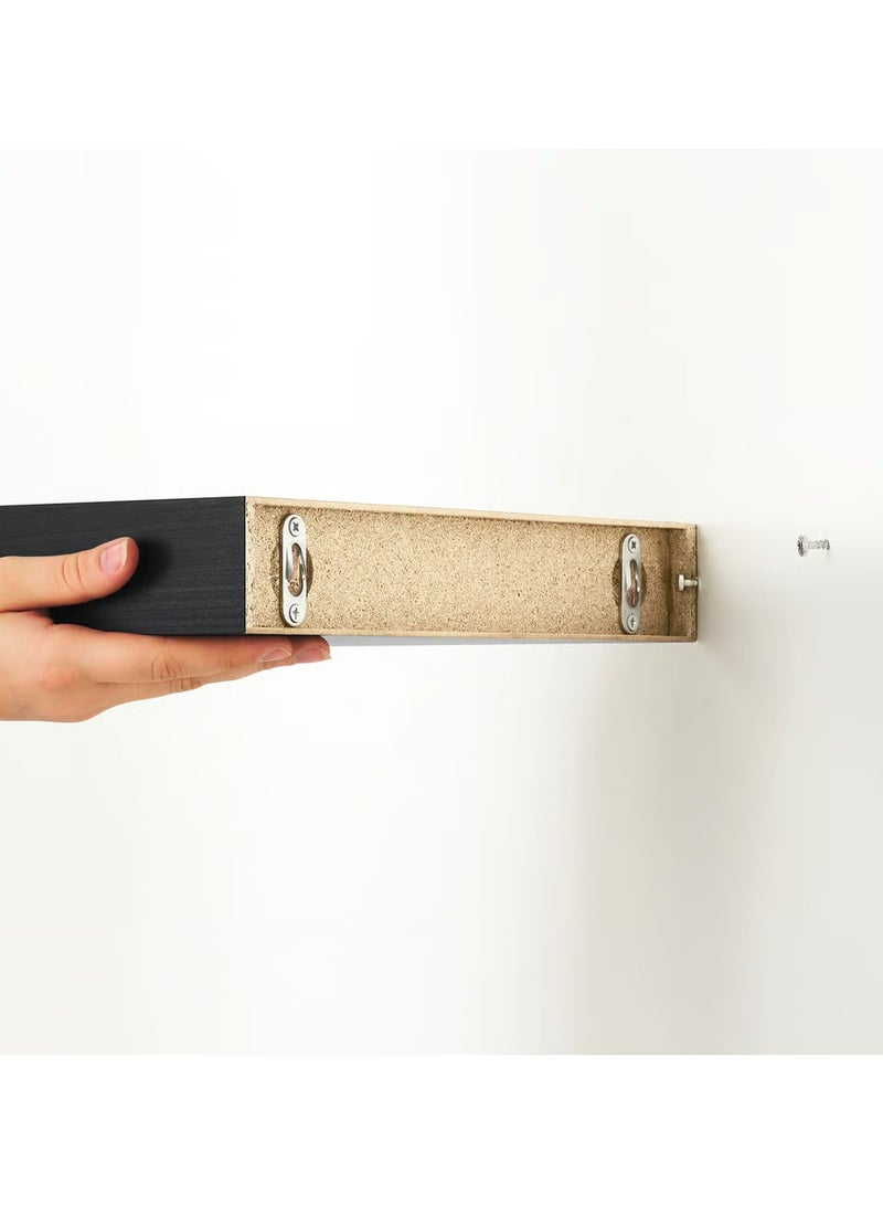 Selecto Hub Wall Shelf with Brackets, Max Load 3 KG, Particleboard/Fibreboard White 30 x 26 cm - Image 4