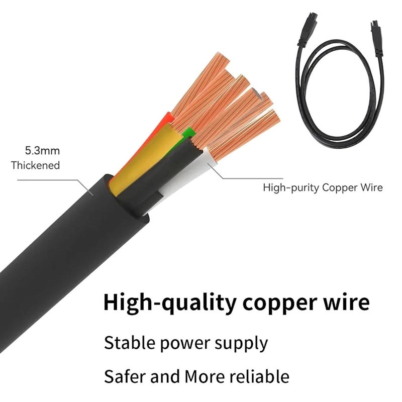 Sorandy 6 Pin Extension Cable, 24AWG Copper Core CFS Extension Cord with Thickened Rubber Sheath, Fit for K2 Plus Hi Combo 3D Printer - Image 3