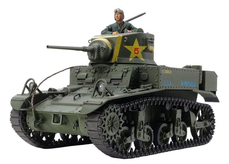 Tamiya 35360 135 US Light Tank M3 Stuart Plastic Model Kit - Image 3
