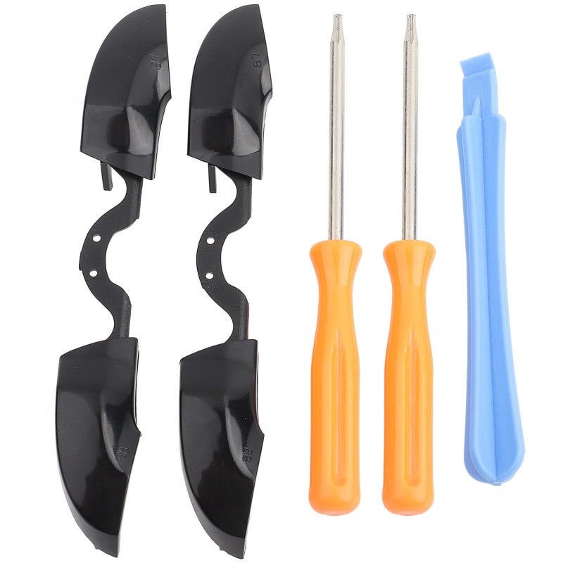 Xbox One Gamepad Repairing Accessory Screwdriver Crowbar Kit - 2 Black Trigger LB RB Buttons for T8 T6 Screwdriver Spudger Personalized Gamepad Conversion - Image 1
