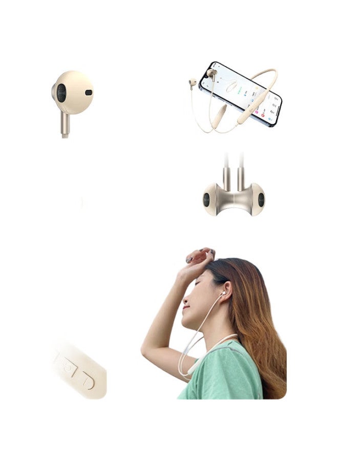 iKF W1 S Neckband Bluetooth Earphones, Semi-In Wireless Sports Earphones, Low Latency, High Sound Quality, Long Battery Life, Waterproof And Sweat-Resistant, Suitable For Phones And Computers, Sky Blue - Image 2