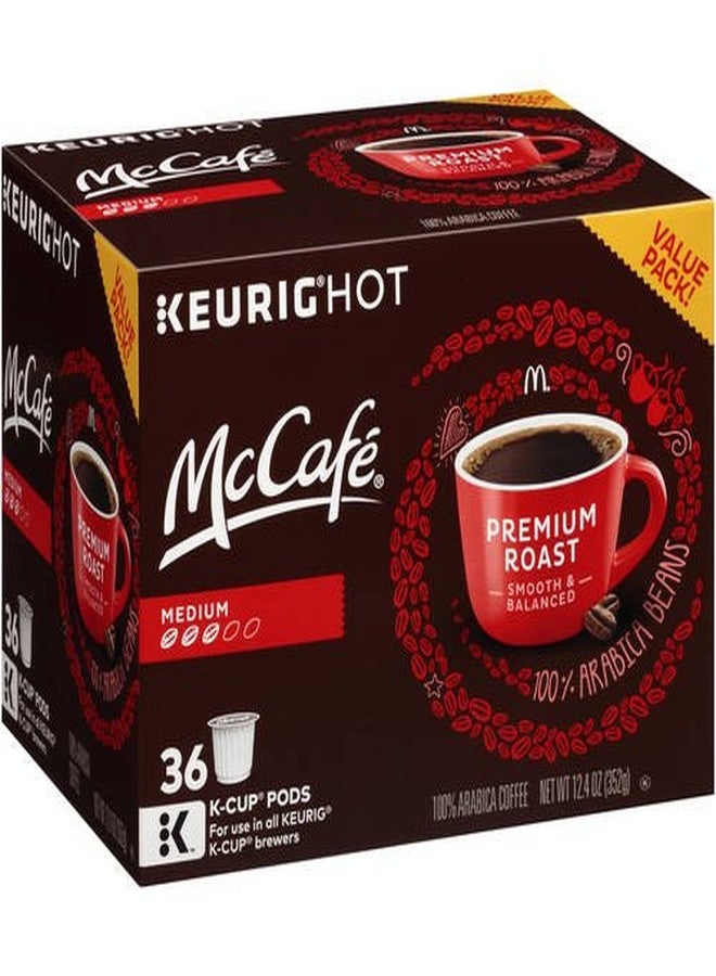 McCafe Premium Medium Roast Coffee K-Cup Pods, 36 count, 12.4 Oz (Pack of 2) - Image 1