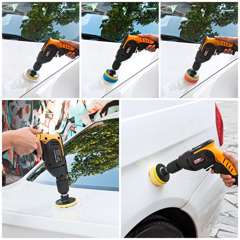 Petutu Car Foam Drill Polishing Pad Kit 22 PCS, 3 Inch Buffing Pads - Image 5