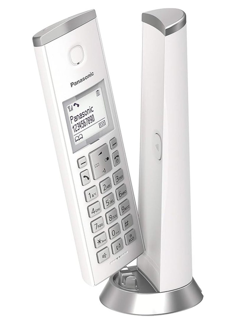 Panasonic Panasonic KX-TGK210 Digital Cordless Phone -White  - Image 1