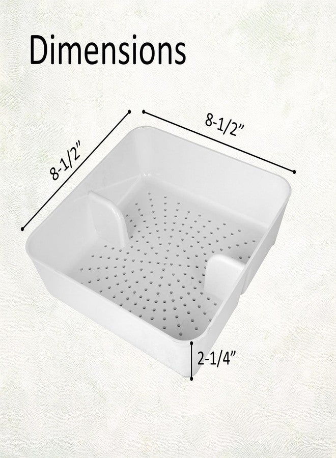 GSW FS-PB ABS Plastic Floor Sink Drain Strainer Drop-In Basket, Catch Food Particles for Restaurants/Bar/Buffet, Fits in 8-1/2" Floor Sink Holes - Image 3