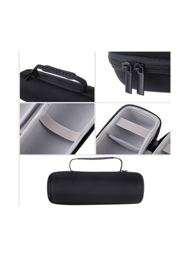 NIBEMINENT 2 In 1 Zipper Bag With Cover For JBL Charge 3 Black - Image 5