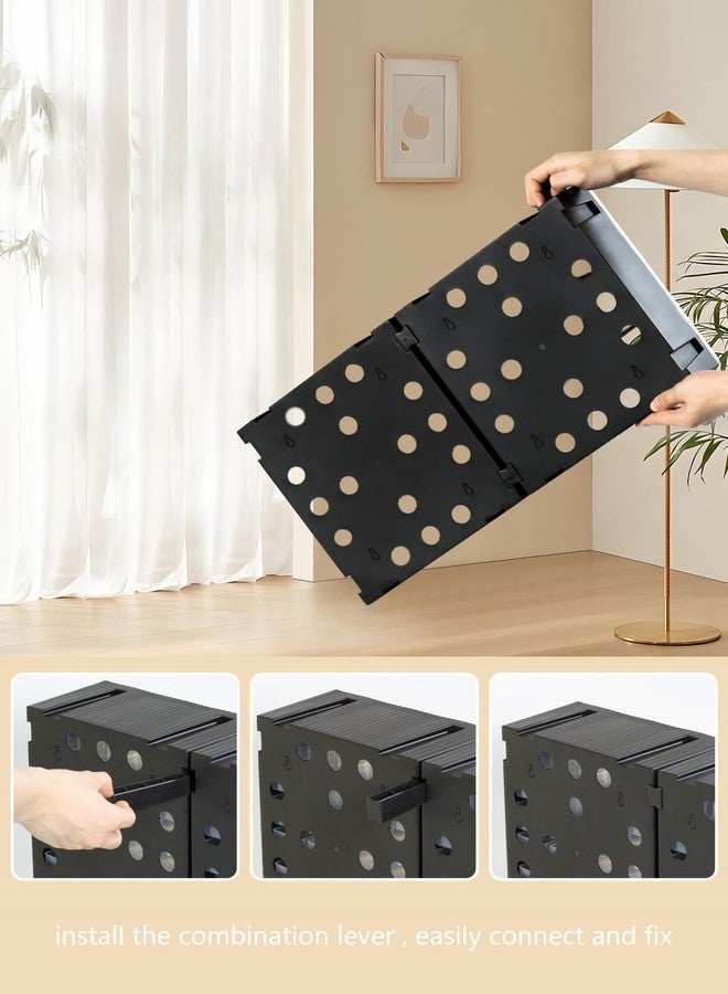 جونيس منظم خزانة الحرف اليدوية من جونيس، خزانة قطع بلاستيكية بـ 24 درجًا، صندوق تخزين أدوات للبراغي والصواميل والأجزاء الصغيرة - Image 4