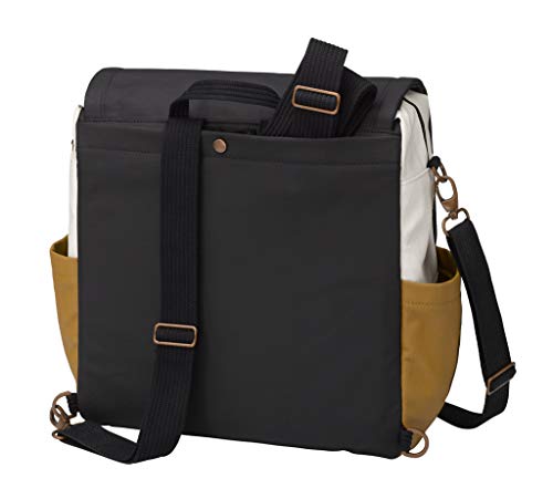 Petunia Pickle Bottom Boxy Backpack | Diaper Bag | Diaper Bag Backpack for Parents | Top-Selling Stylish Baby Bag | Sophisticated and Spacious Backpack for On The Go Moms | Caramel/Black - Image 2