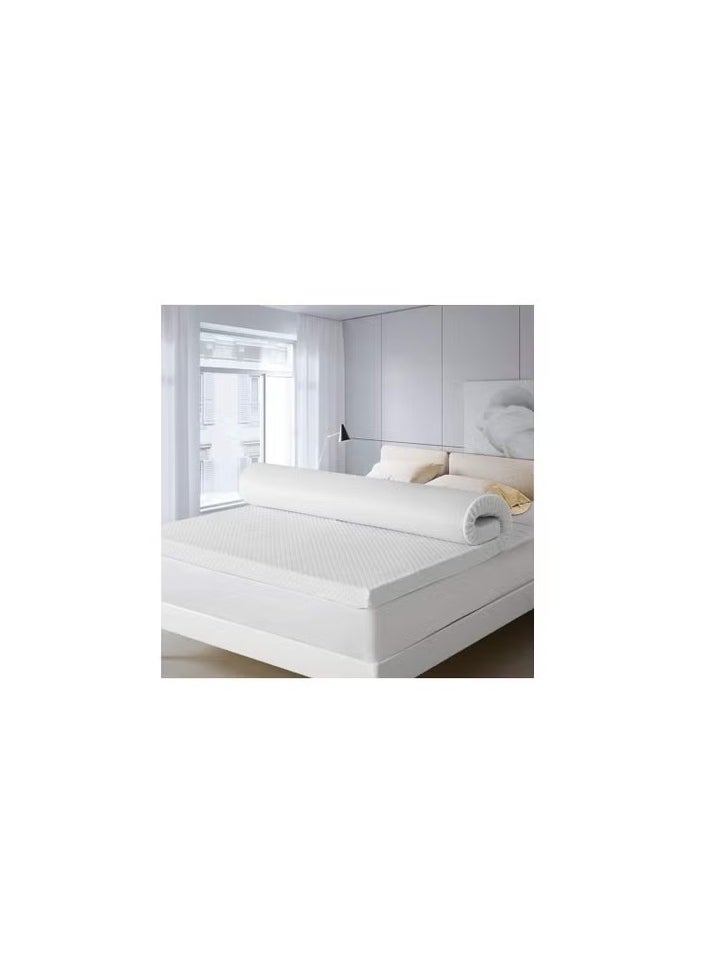 Galaxy Design - Galaxy Design Memory Foam (Visco) Mattress Topper Height Of 5 Cm With Removable Knitted Fabric Cover (Double 140 X 190cm) - Image 1