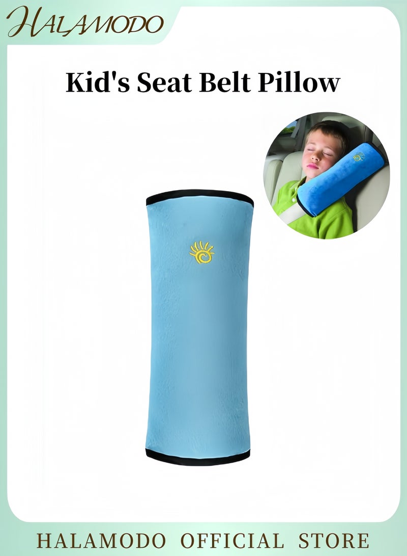 Car Seat Belt Pillow for Kids Baby Seatbelt Pillow Covers for Toddler Head Protector Car Booster Seat Shoulder Pad for Safety Strap Sleep Headrest Support for Child Travel  - Image 1