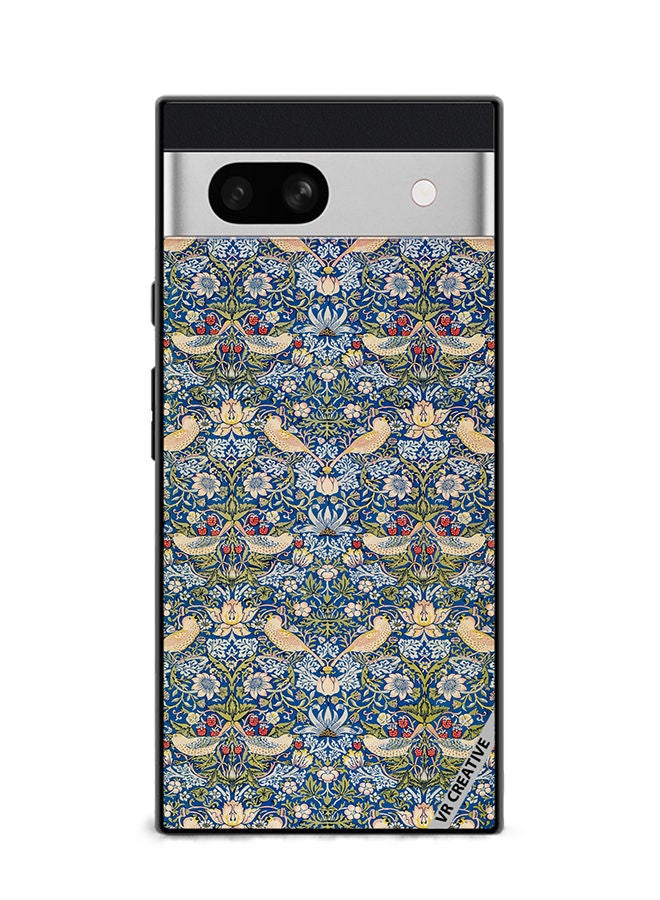 Protective Case Cover For Google Pixel 7a Splash Flower Design Multicolour