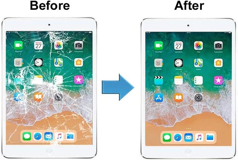 TSIOFO for iPad 6 (6th Gen 2018) A1893 A1954 Screen Replacement Glass Touch Digitizer Repair Kit with Home Button & Tools - Only for iPad 6 6th Generation (White) - Image 4