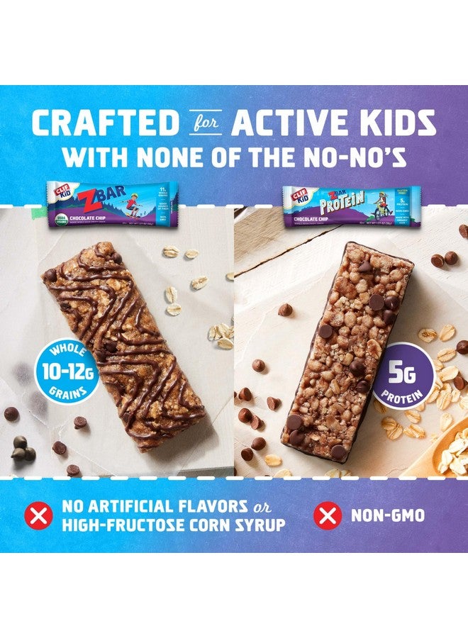 كليف كيد زد بار CLIF Kid Zbar وZbar Protein - مجموعة متنوعة - ألواح وجبات خفيفة من الحبوب الكاملة - مصنوعة من الشوفان العضوي - خالية من الكائنات المعدلة وراثيًا - 1.27 أونصة (16 قطعة) - Image 2