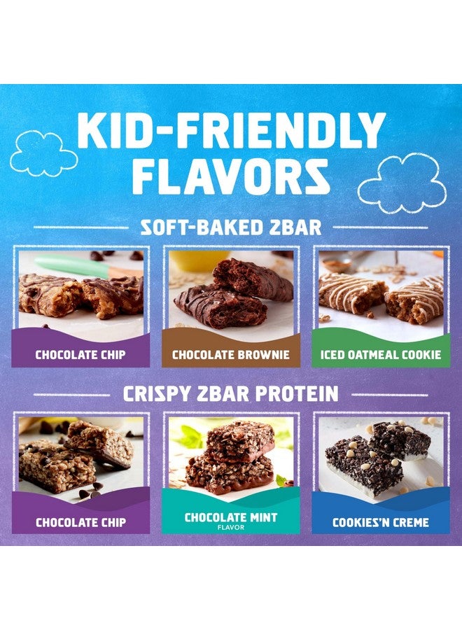 كليف كيد زد بار CLIF Kid Zbar وZbar Protein - مجموعة متنوعة - ألواح وجبات خفيفة من الحبوب الكاملة - مصنوعة من الشوفان العضوي - خالية من الكائنات المعدلة وراثيًا - 1.27 أونصة (16 قطعة) - Image 3