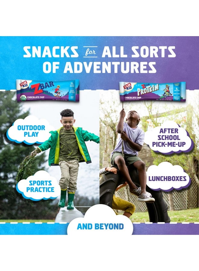 كليف كيد زد بار CLIF Kid Zbar وZbar Protein - مجموعة متنوعة - ألواح وجبات خفيفة من الحبوب الكاملة - مصنوعة من الشوفان العضوي - خالية من الكائنات المعدلة وراثيًا - 1.27 أونصة (16 قطعة) - Image 4