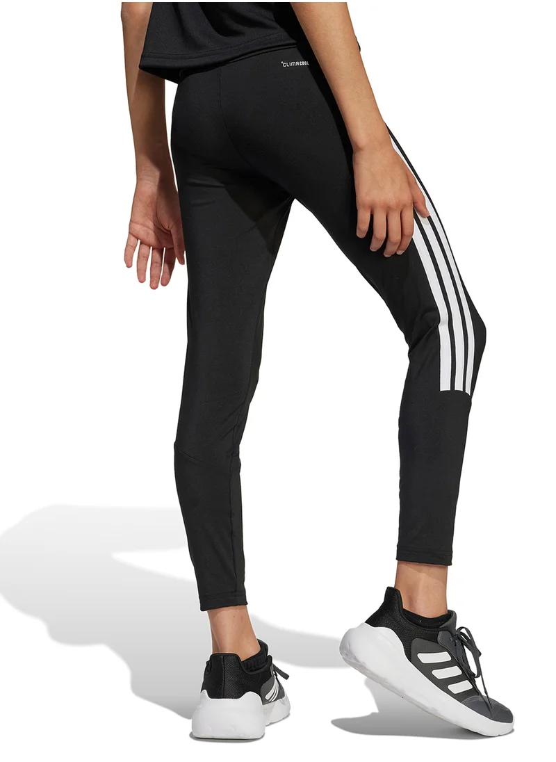 اديداس Youth Train Essential 3 Stripe Leggings