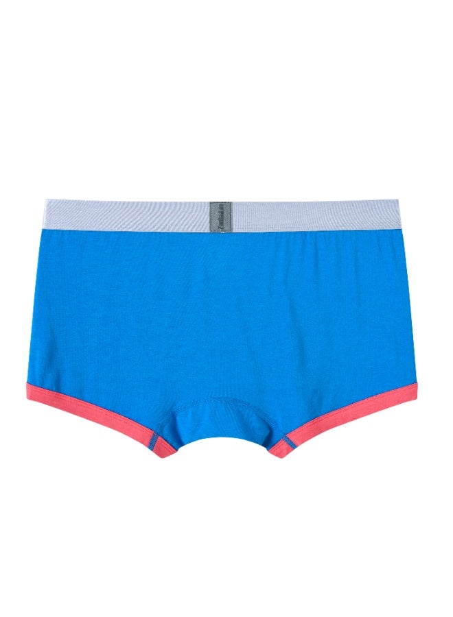 Zonbailon Men's Bamboo Fiber Boxer Briefs, Button Decor Breathable Low Rise Underwear, Sizes M-3XL - Image 2