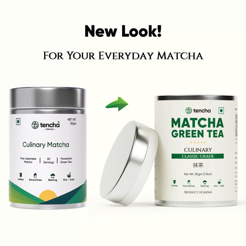 Tencha Culinary Matcha | Pure Japanese Matcha Green Tea Powder | Sourced From Shizouka, Japan | Vegan | No Artificial Sweeteners | 50 Grams, Pack Of 1 - Image 2