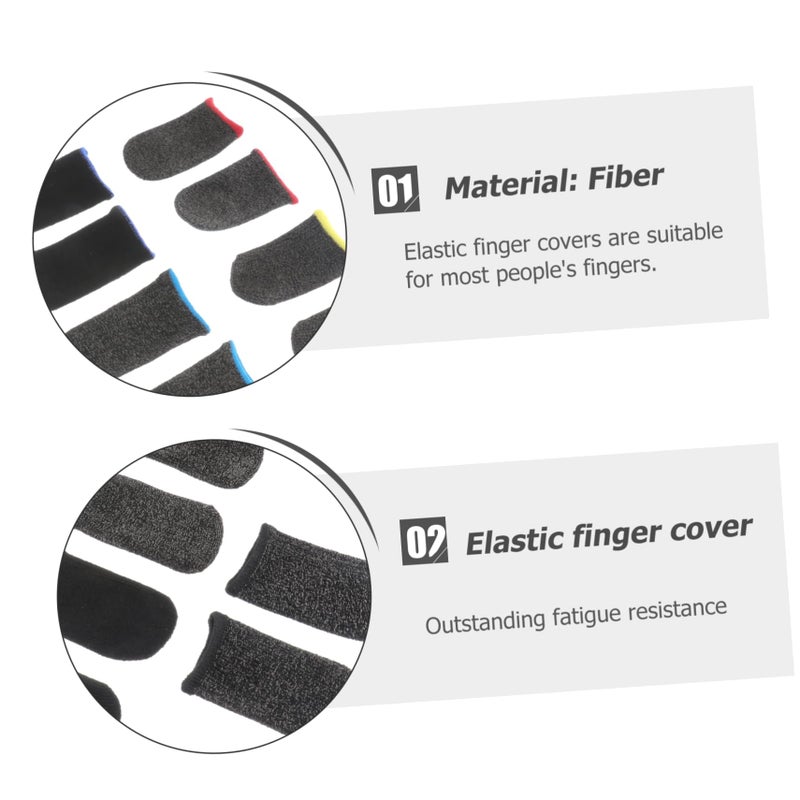 5 Pairs Ultra Thin Sweat Resistant Controller Covers For Mobile Gaming On All Touchscreen Devices - Image 4