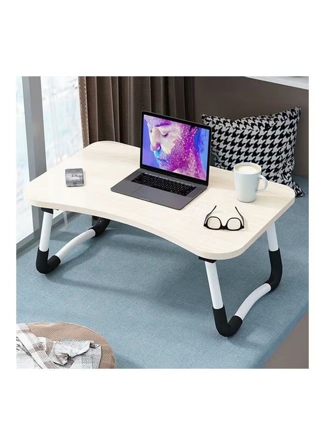 Generic Foldable Bed Laptop Table Light colour  - Image 1