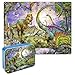 LELEMON Puzzles for Kids Ages 48Dinosaur 100 Piece Puzzles for KidsEducational Kids Puzzles Jigsaw Puzzles in a Metal BoxChildren 100 Piece Puzzle Games Puzzle Toys for Girls and Boys - Image 2