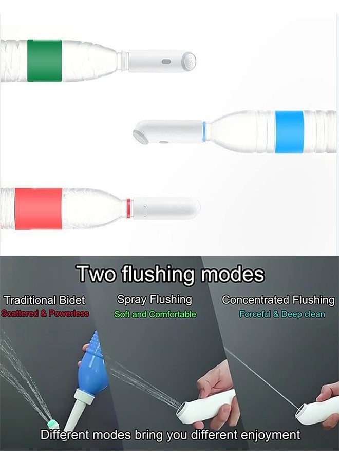 Hihonor Travel Flush,USB Rechargeable,Maintain Personal Hygiene,Suitable for Travelling/Camping/Outdoor Adventure - Image 3