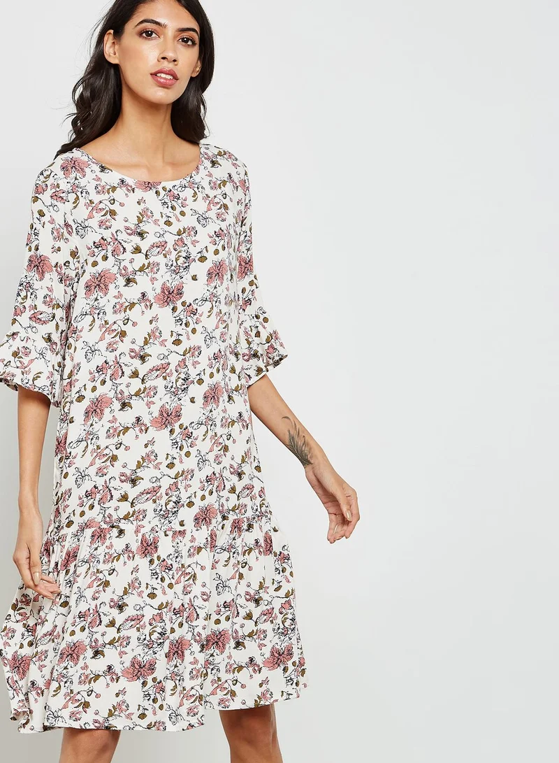 ICHI Printed Dress