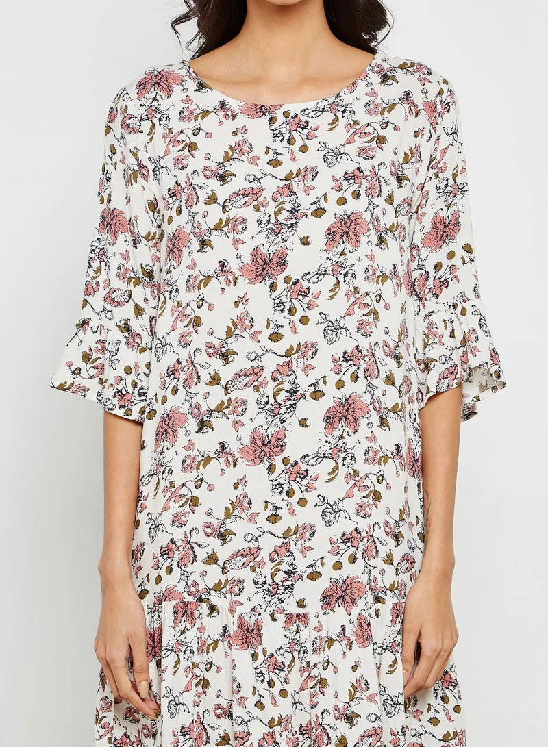ICHI Printed Dress