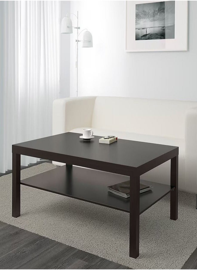 Generic - Coffee table, black-brown, 118x78 cm - Image 1