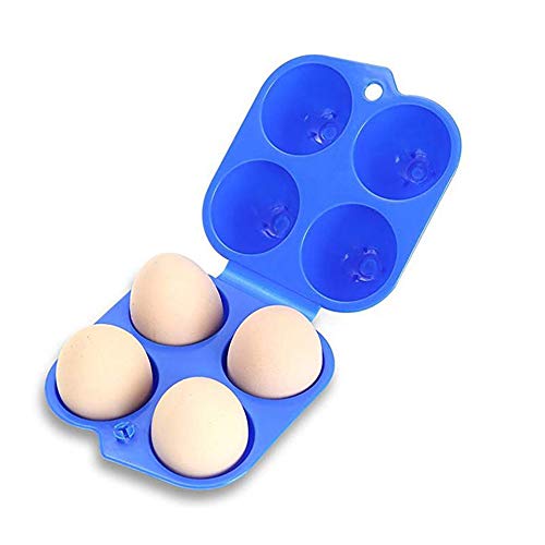 AKIRO Portable Camping Carrier For 4 Eggs Case Box Kitchen Convenient Container Egg Storage Box Container Hiking Outdoor Kitchen Tools (2 pcs) - Image 2
