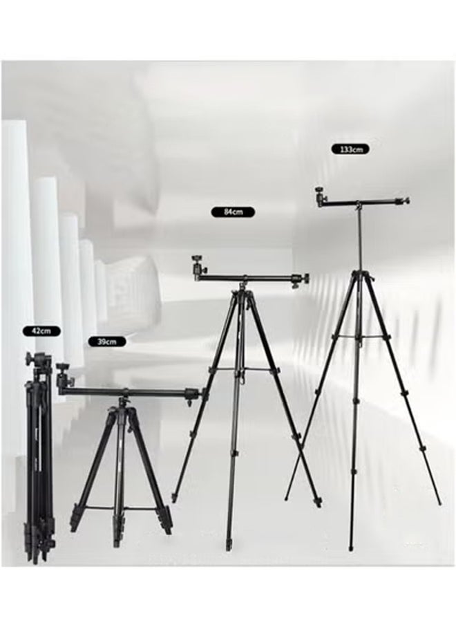 Gravity 2-in-1 Adjustable Overhead and Vlogging Tripod Stand – Multi-Angle Phone & Camera Holder for Content Creators – Foldable, Lightweight, Sturdy Mount for Overhead Videos, Filming, Tutorials & Live Streaming - Image 4