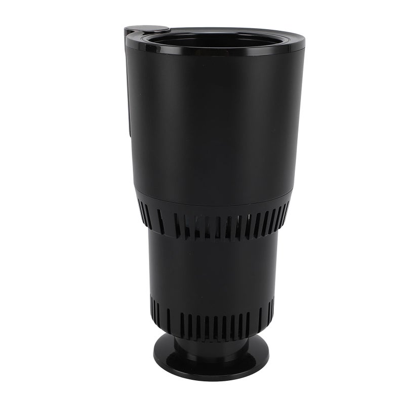 Car Cup Warmer Cooler: 2 In 1 Design Black Large Size - Rapid Cooling Heating With LCD Temperature Display Safe Easy To Use For Commuting Picnics Coffee Lovers - Image 4