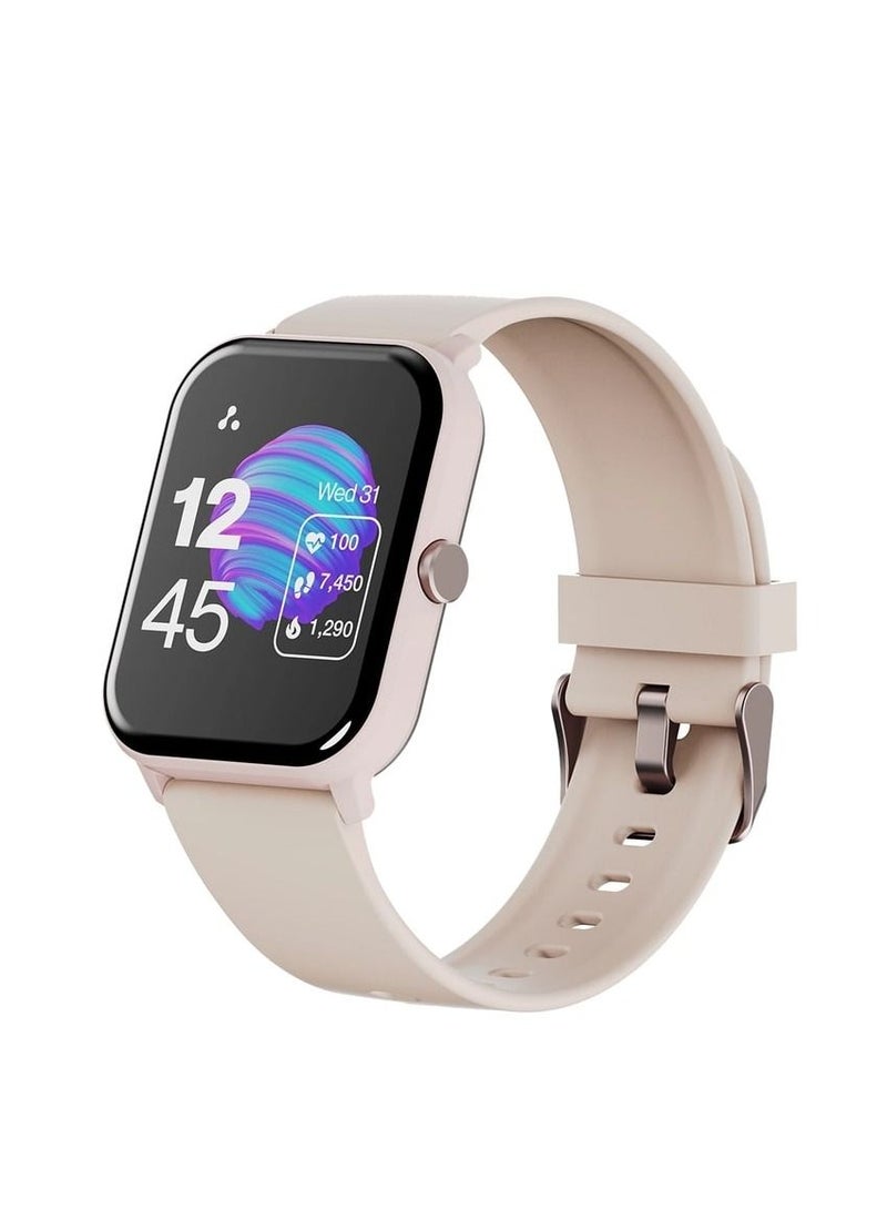 Ambrane Wise Eon 1.69 Lucid Display Smartwatch Pink - Image 1