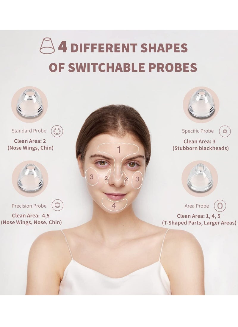 LEOKOR - Pore Cleaner with HD Camera, Electric Blackhead Suction Machine, Pimple Acne Comedone Extractor Kit with 4 Suction Heads, Smart Skin Care Tools - Image 1
