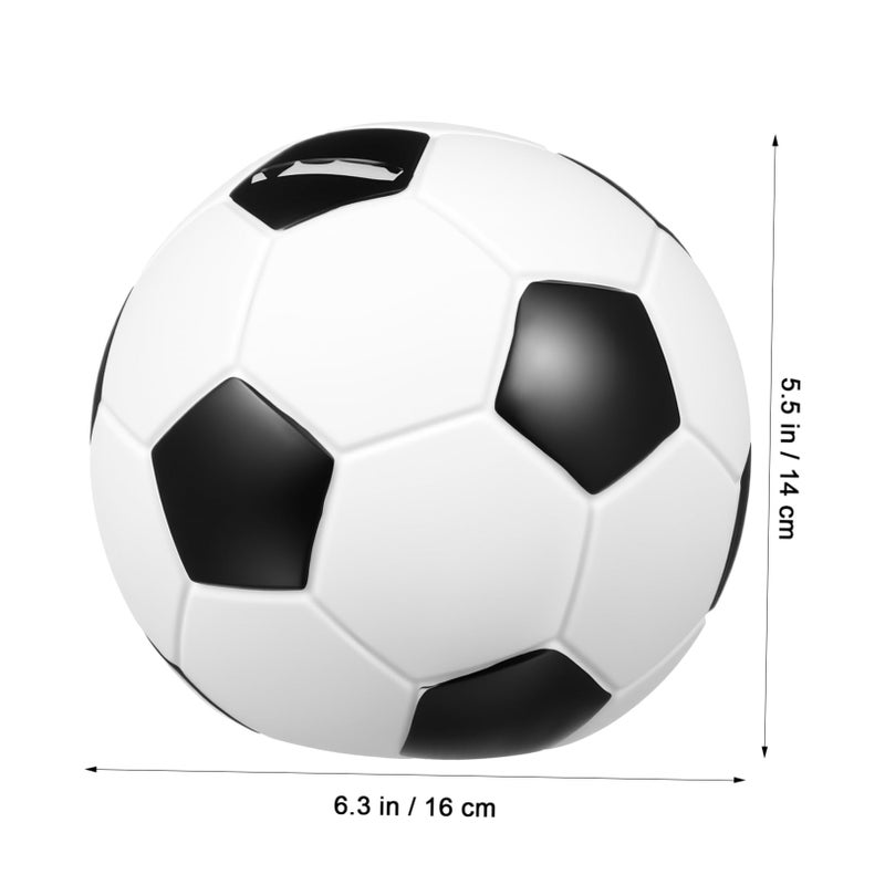 Soccer Ball Shaped Coin Bank For Adults Money Storage Container Sports Decor Gift - Image 3