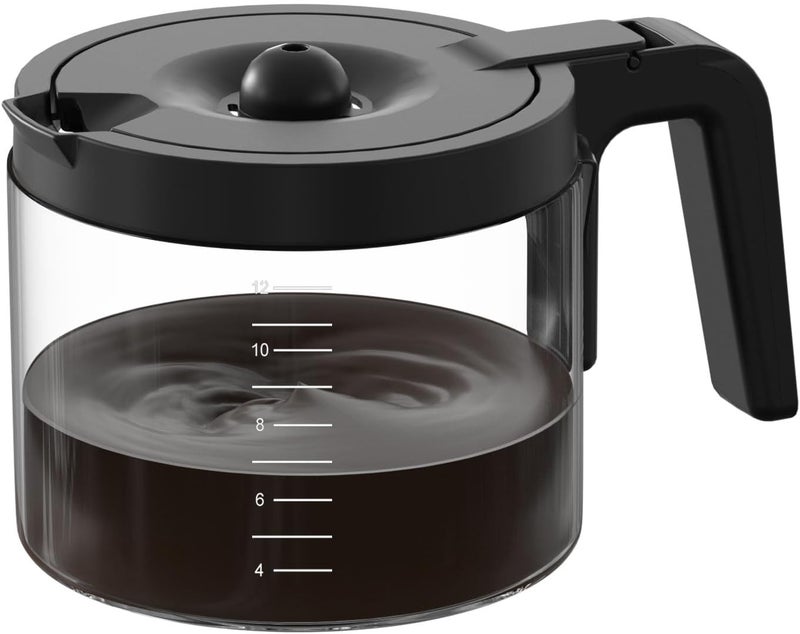 Colidier 12-Cup Glass Coffee Jug Pot Replacement Compatible with Keurig K-Duo 5100 Single Serve K-Cup Pod & Carafe Coffee Maker, NOT Fit K-Duo 5000 Essentials Model - Image 1