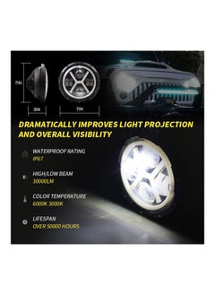 NIBEMINENT 500W Round LED Car Headlight  - Image 5