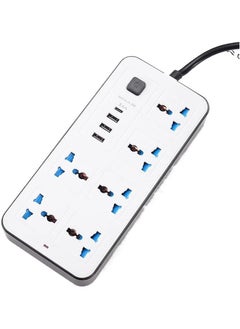 ERENYEA Socket Power Board with 1.8m Extension Cable AC C-Type Port Charging Power Socket(OneColor)  - Image 1