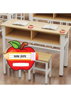Top label Name Tags Sticker Labels For Kids 4 Inch Name Tags For Back To School Student Name Plates Tags For Classroom Cute Apple Blank Labels Teacher Classroom Supplies,30 Pcs  - Image 3