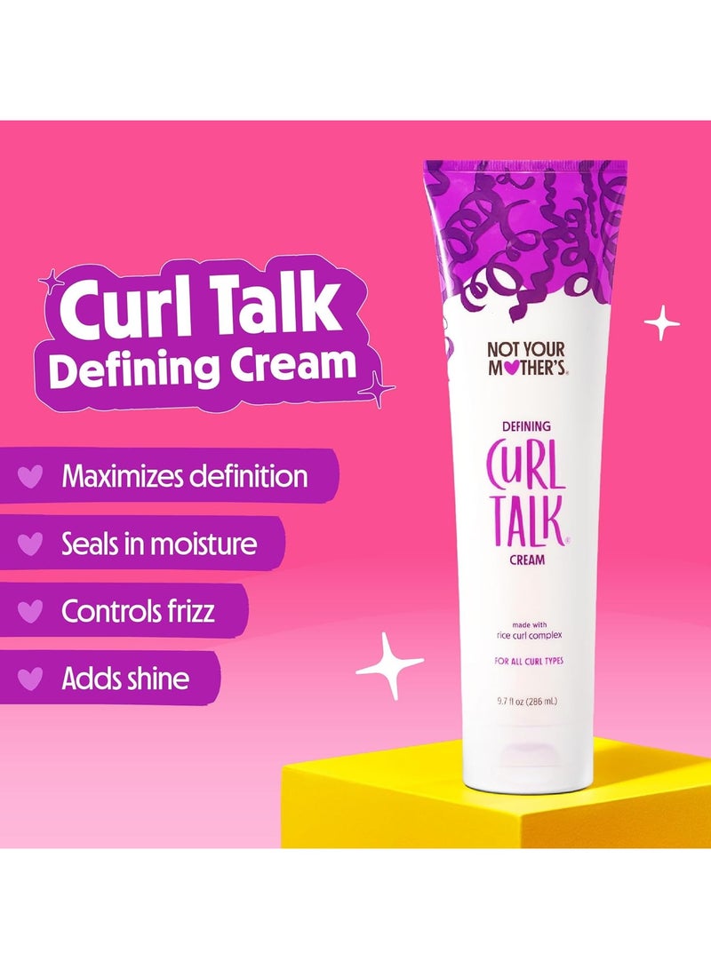 Not Your Mother's (Pack of 2) Curl Talk Frizz Control Sculpting Gel and Defining Cream, 2x9.7 fl oz - Image 4