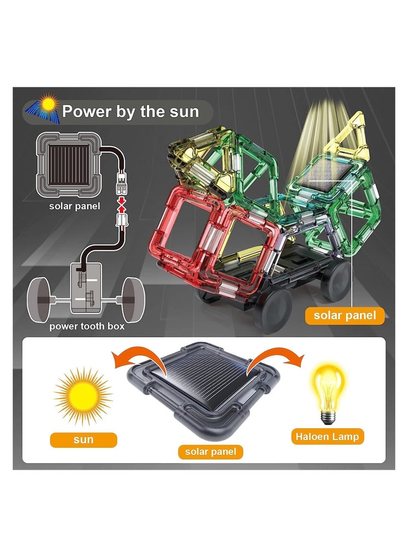 Zikra Solar Car Kits STEM Projects for Kids, 16 in 1 Creativity Toys Education Learning Building Toys for 8-14 Year Old Teen Boys Girls, 90 Pcs - Image 5