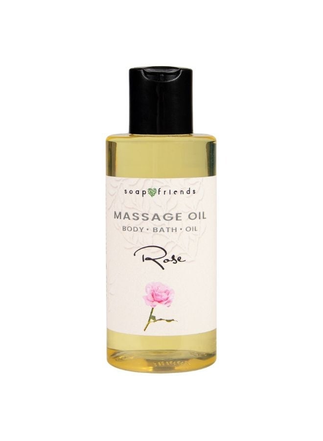 Soap&Friends Soap & Friends Damask Rose Natural Body & Massage Oil – Aromatherapy Oil for Hydrated & Radiant Skin – 150ml - Image 2