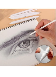 ECVV مجموعة أدوات الرسم والمزج الفنية ECVV، مكونة من 13 قطعة، مع ورق صنفرة ومبراة أقلام ومؤشر، للطلاب/الفنانين  - Image 3