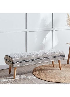 Home Box Loom Craft Handmade Bench 120 x 40 cm  - Image 1