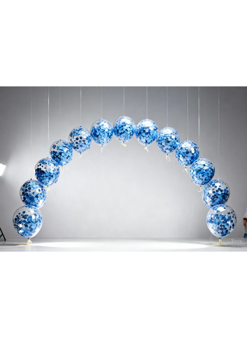 Toys GCC Sequin Balloons for Party, Wedding, Birthday & Valentine’s Day | 20pcs Colorful Shiny Balloons | Premium Thickened Latex, Balloon Arch, Table Centerpiece & Backdrop - Image 5