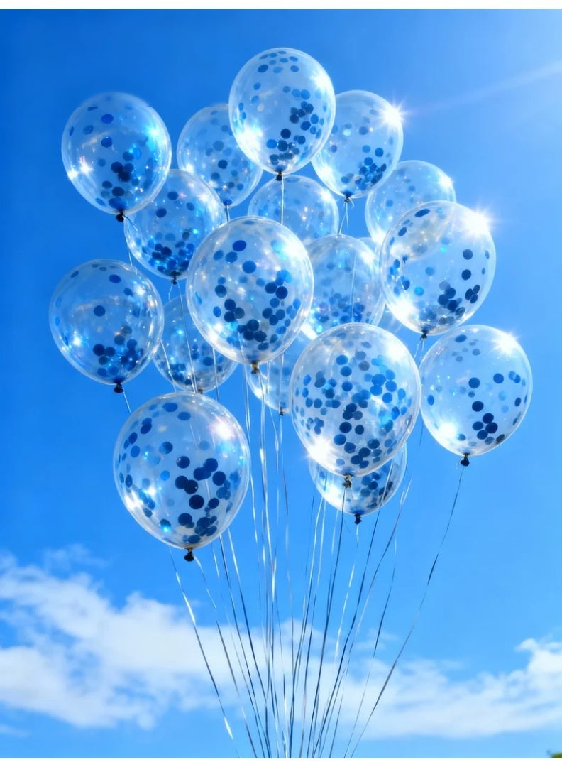 Toys GCC Sequin Balloons for Party, Wedding, Birthday & Valentine’s Day | 20pcs Colorful Shiny Balloons | Premium Thickened Latex, Balloon Arch, Table Centerpiece & Backdrop - Image 3