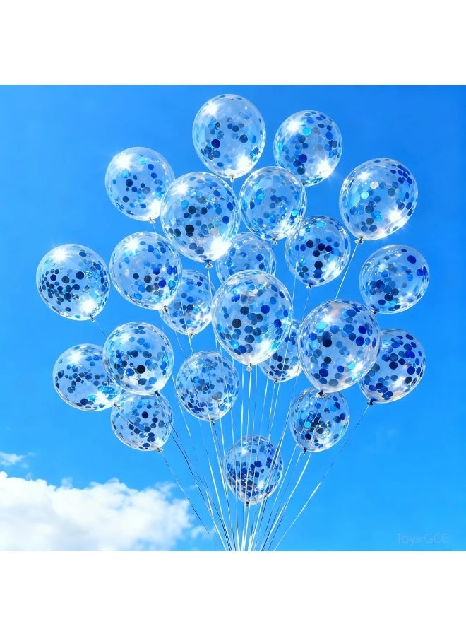 Toys GCC Sequin Balloons for Party, Wedding, Birthday & Valentine’s Day | 20pcs Colorful Shiny Balloons | Premium Thickened Latex, Balloon Arch, Table Centerpiece & Backdrop - Image 1