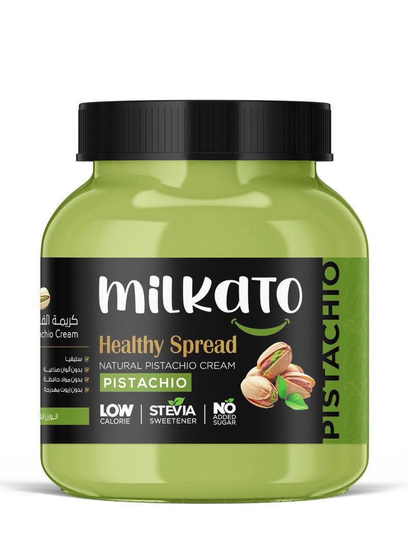 Milkato - Healthy Spread Pistachio Cream 375 gm( Premium Quality ) - Image 1