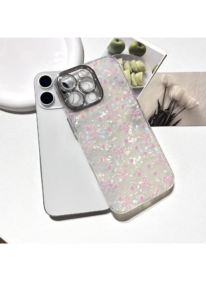 NIBEMINENT Bow Love Protective TPU Case Cover For iPhone 15 Clear - Image 2