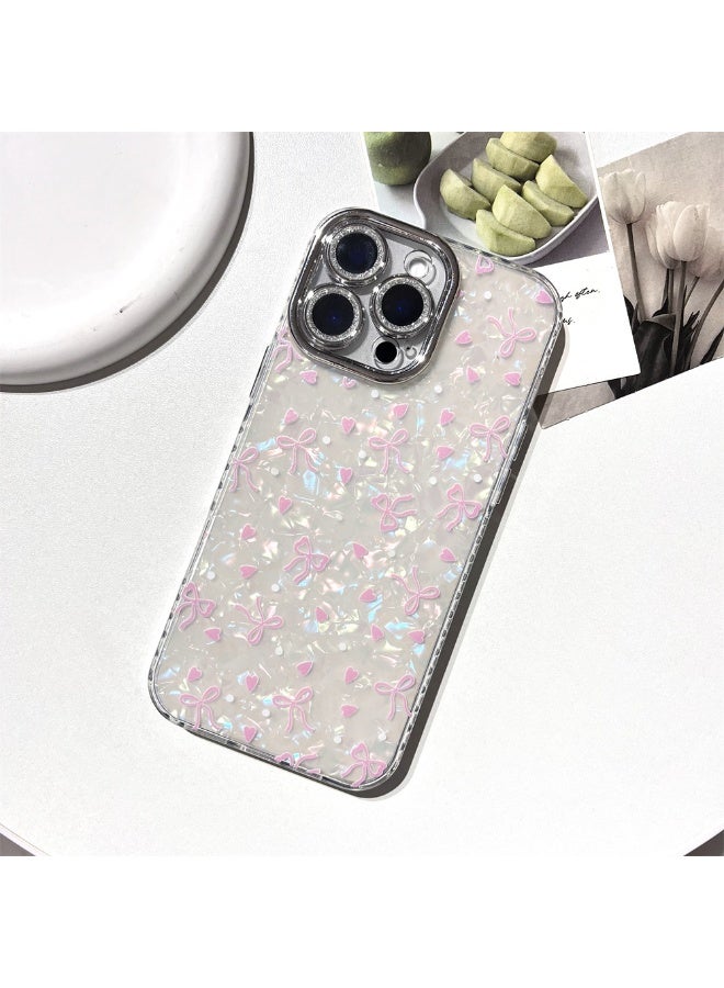 NIBEMINENT Bow Love Protective TPU Case Cover For iPhone 15 Clear - Image 1